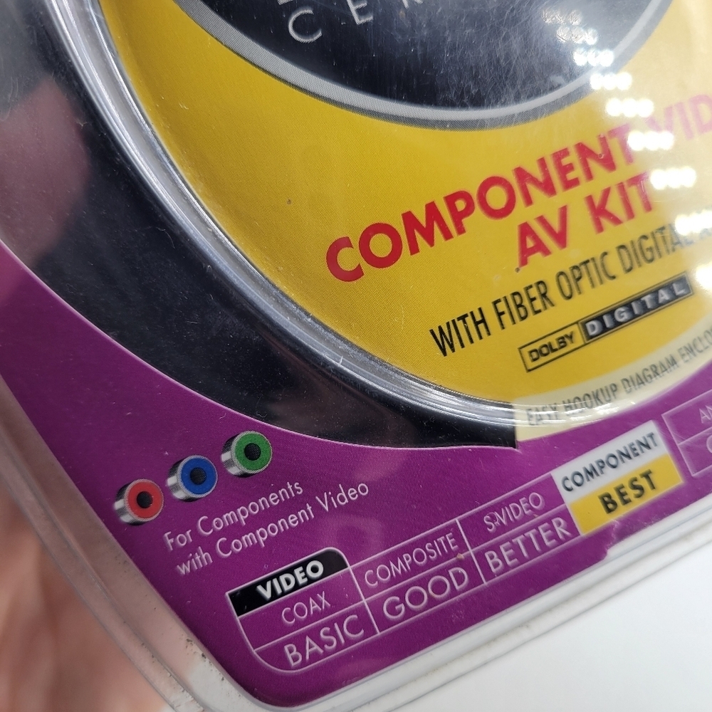 Monster Standard THX Certified Component Video AV Kit 4ft 1m New Sealed - Picture 6 of 8